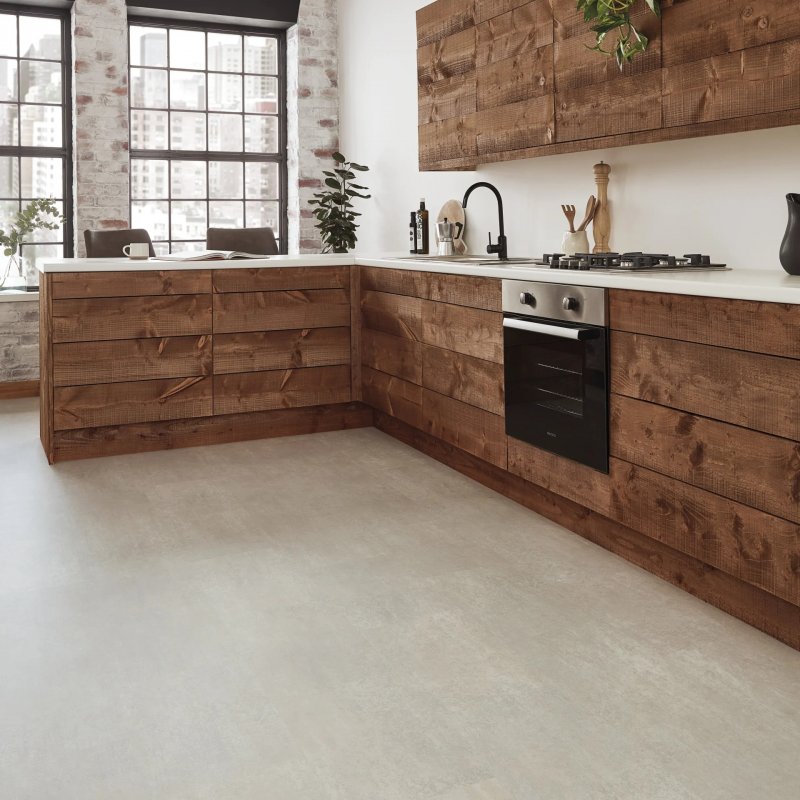 Karndean Knight Tile ST21 Dove Grey Concrete