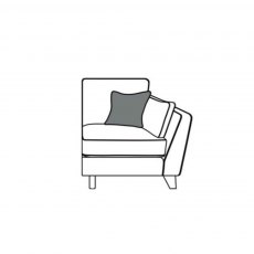 Vincent Small End Sofa Unit (RHF)