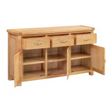 Chagford Oak 3 Door Sideboard