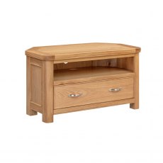 Chagford Oak Corner TV Unit