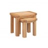 Papaya Chagford Oak Nest of Tables