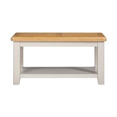 Kenton Painted Coffee Table with Shelf