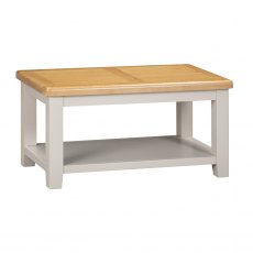 Kenton Painted Coffee Table with Shelf