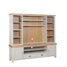 Kenton Painted Media Bookcase Top for XL TV Unit (top only)