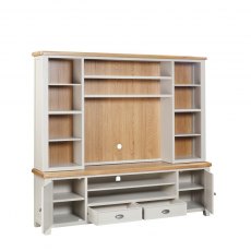 Kenton Painted Media Bookcase Top for XL TV Unit (top only)