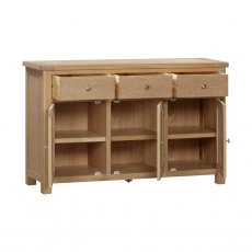 Farringdon Oak 3 Door Sideboard