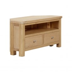 Farringdon Oak Corner TV Unit