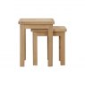 Papaya Farringdon Oak Nest of Tables