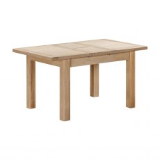 Farringdon Oak 120cm Butterfly Extending Dining Table