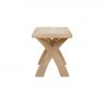 Papaya Farringdon Oak Cross Leg Bench