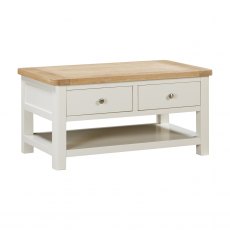 Farringdon Painted Coffee Table with 2 Drawers