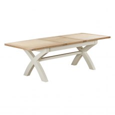 Farringdon Painted 180cm Cross Leg Extending Dining Table