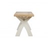 Papaya Farringdon Painted  Cross Leg Bench